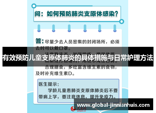 有效预防儿童支原体肺炎的具体措施与日常护理方法